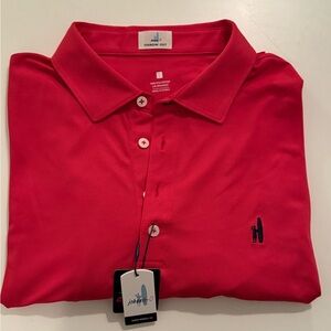 Johnnie O Fairway Polo Red Large New